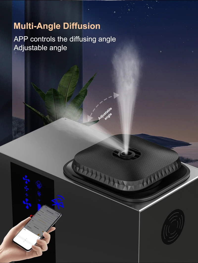 Air Freshener For Bedroom Aromatherapy Essential Oils Scent Tall Wifi Diffuser Flavoring Home