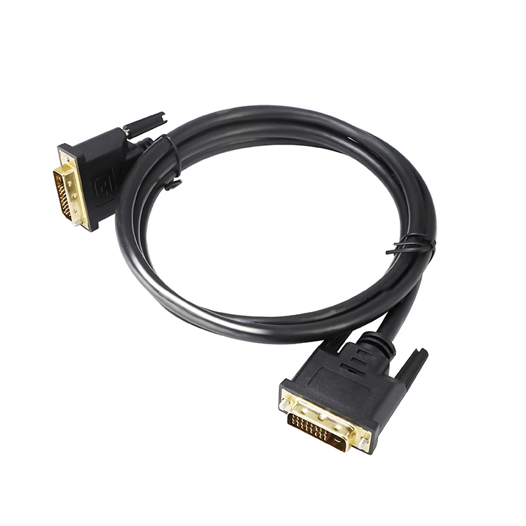 High Speed Customized Dual Link 1080P Gold Plated Dvi 24+1 Male Dvi To Dvi Cable
