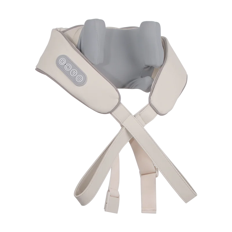 2024 Uprgraded Portable Electric Deep Tissue 3D Kneading Neck Massager Hands-Free Body Focused Neck Shoulder Pain Relief