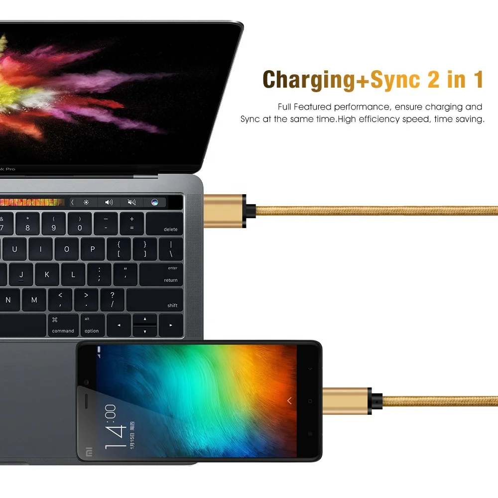  Высокое качество Позолоченные разъемы USB Тип C до 2.0A 480 Мбит/с скорость передачи данных синхронизации 3A кабель для быстродействующего зарядного устройства телефонов на базе Android с
