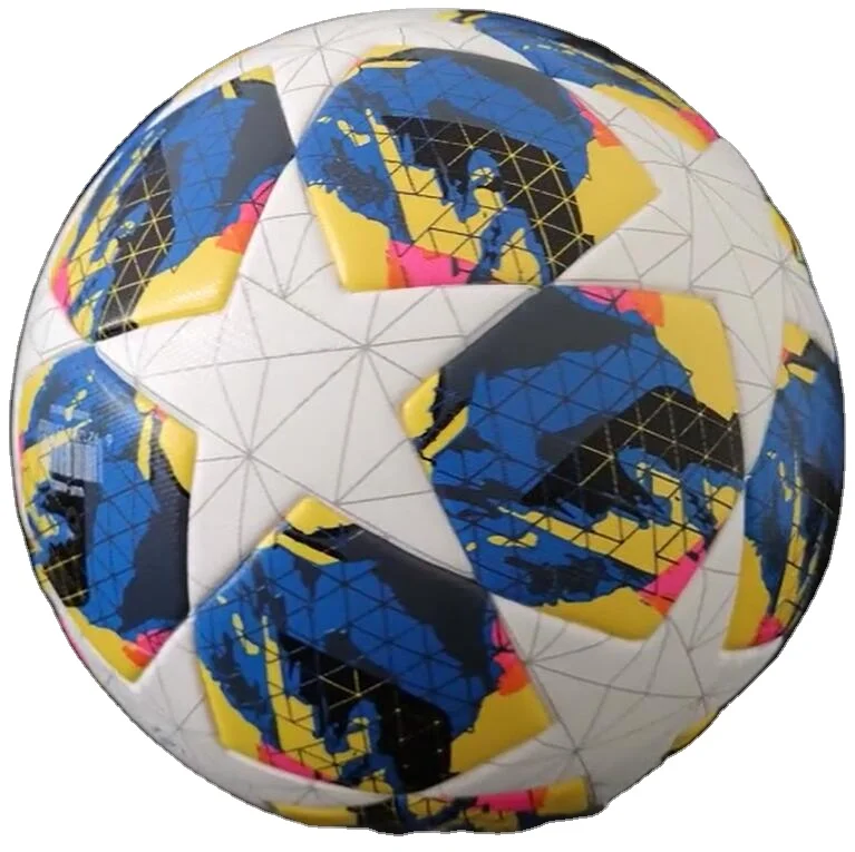 High Quality Anti-Slip Soft PU Leather Official game  stadium Soccer Football Ball