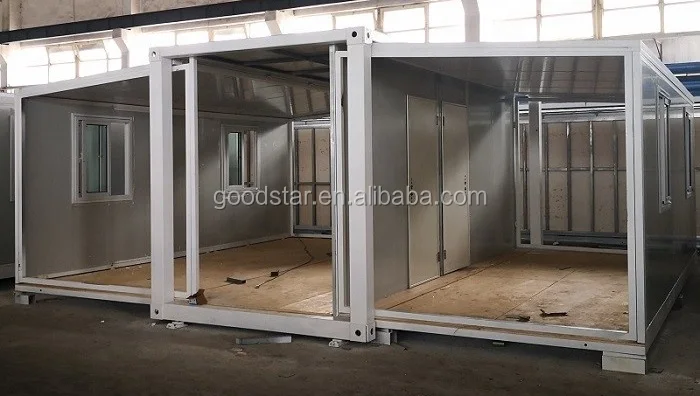 Villa style modern 2 bedroom prefabricated family expandable container house with kitchen and bathroom