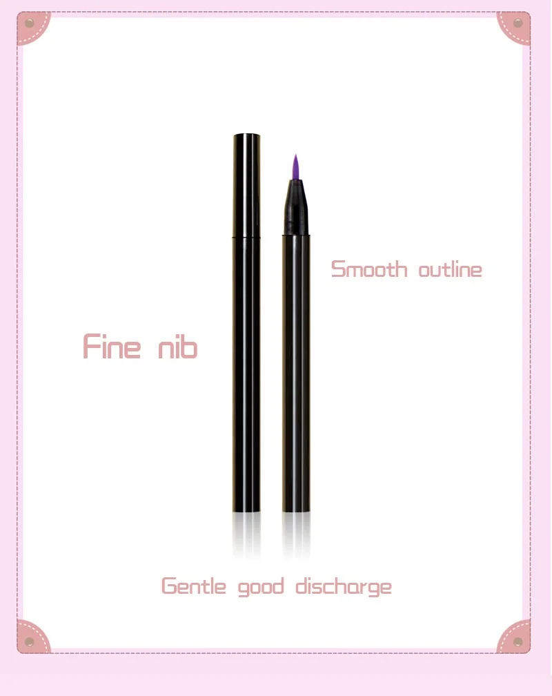 high quality halal cosmetics colourful eye liner in gold eyeliner with glitters eye