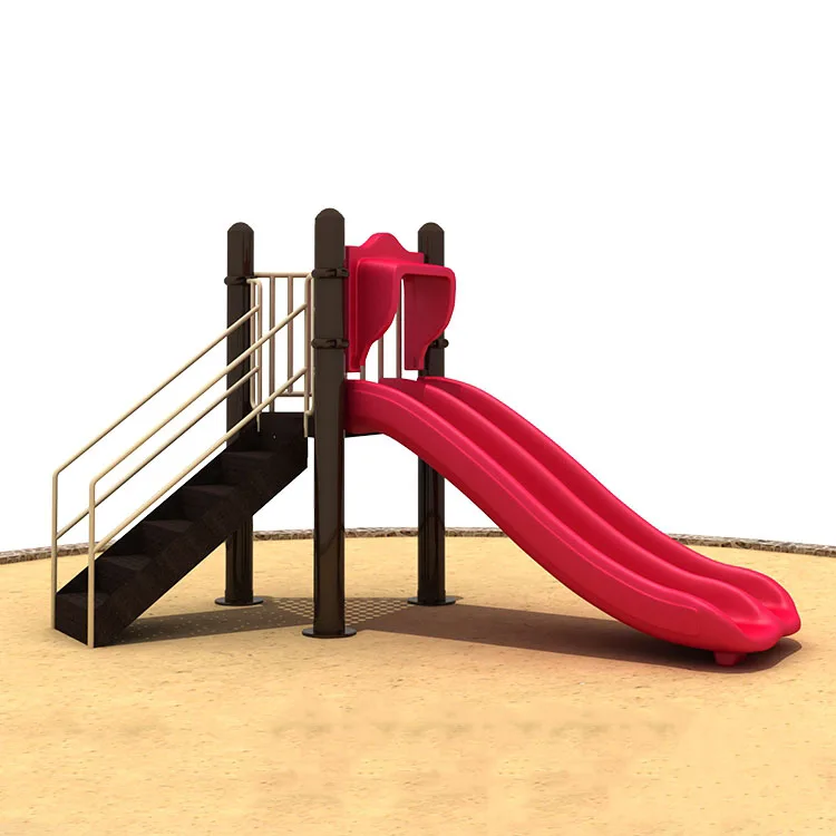 Outdoor playground mini slide multiple children entertainment equipment slides amusement park