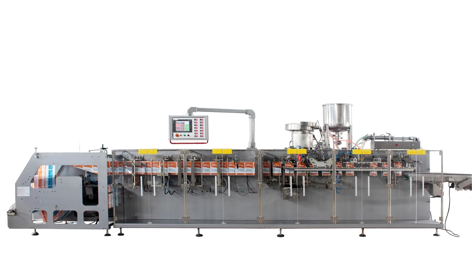 Автоматическая горизонтальная машина для упаковки шоколадных палочек сахарных пакетов мешков конфет производитель
