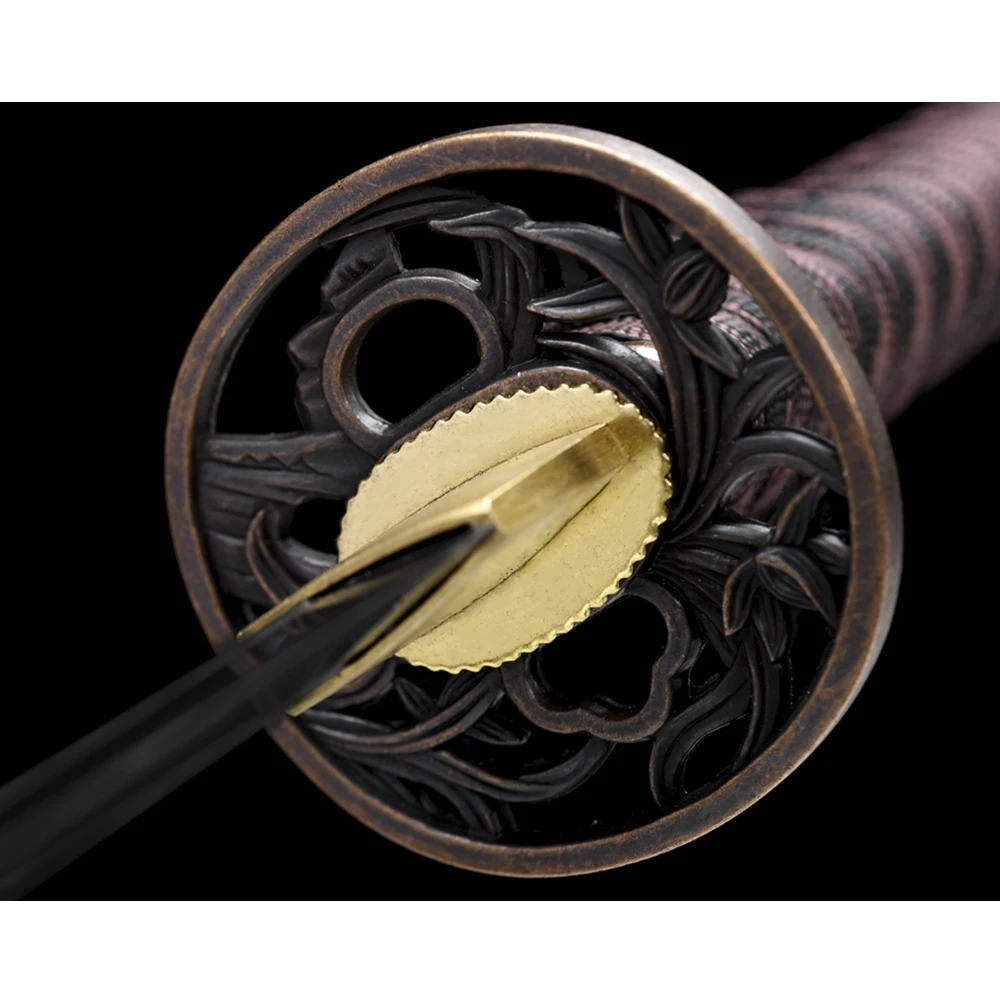 Hot Selling Japanese Samurai Wood Sword Martial Arts Bushido Training Sword Bamboo Practice Kendo Sword Outdoor Kids Toy