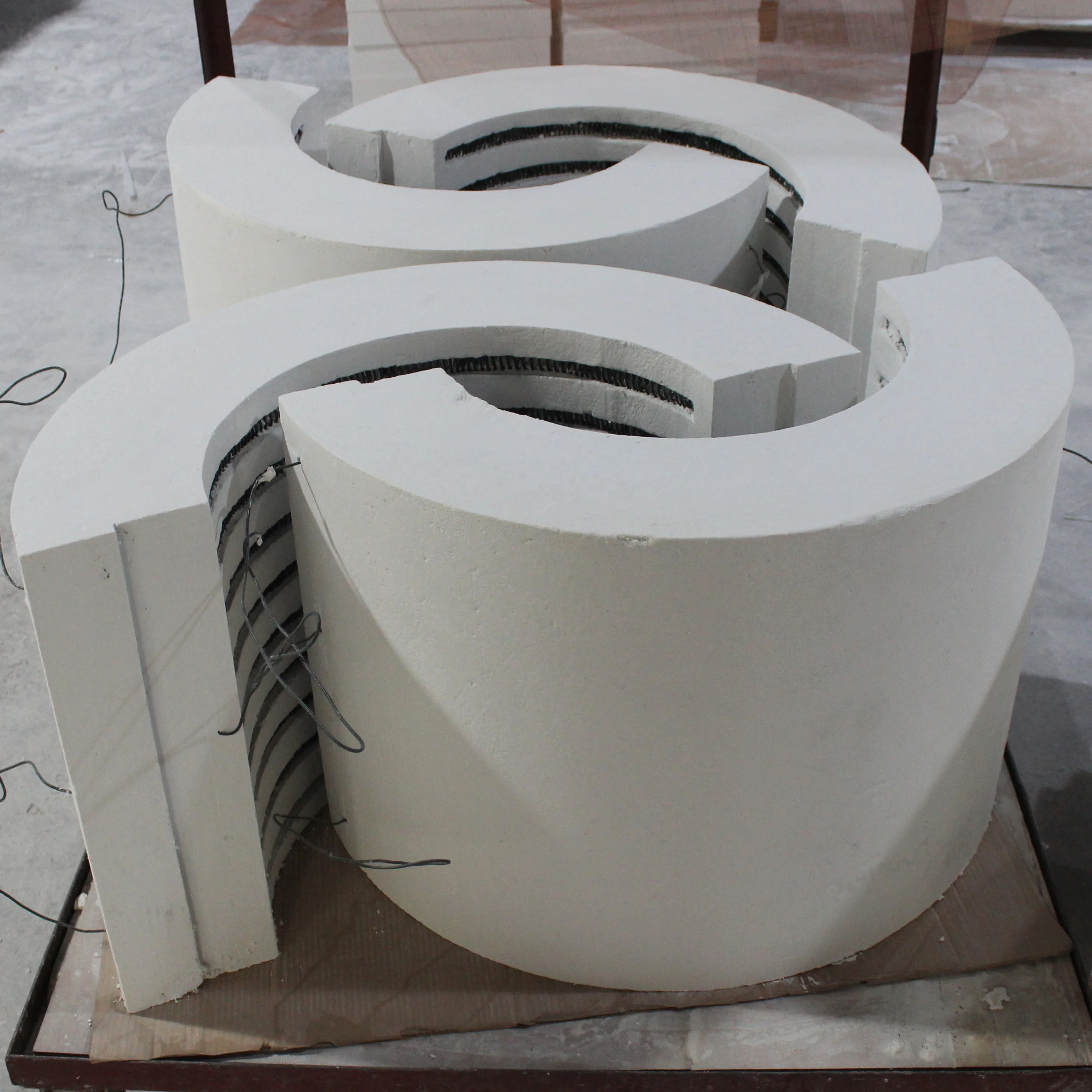 oven ceramic fiber furnace chamber for muffle furnace