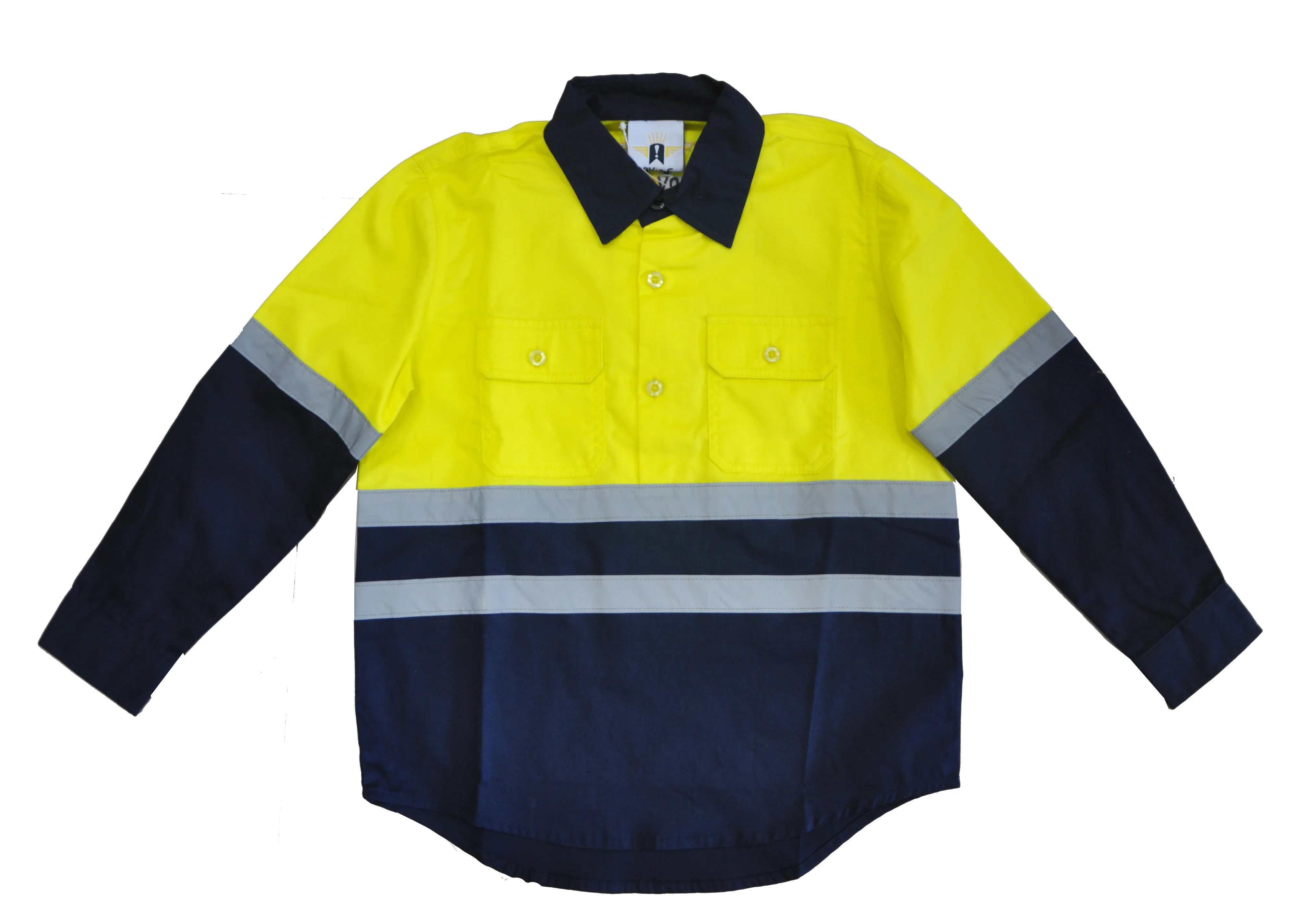 Светоотражающая полосатая рубашка для безопасности детей на открытом воздухе