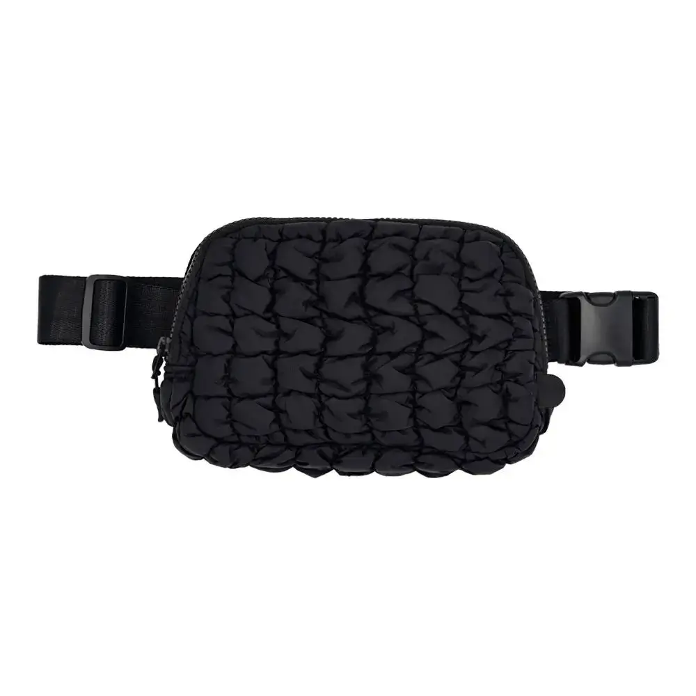2024 New Arrival Unisex Puffer Fanny Pack Trendy Women Girls Quilted Down Sling Shoulder Crossbody Bag Waist Bag