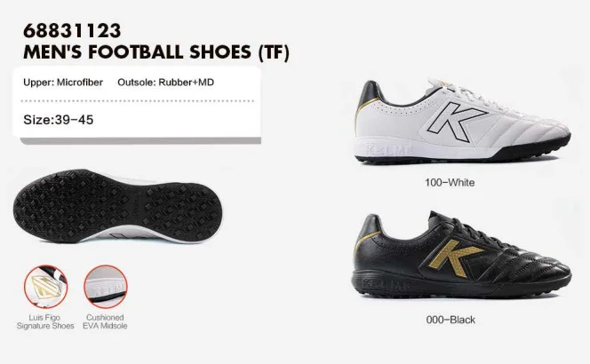 Мужская футбольная обувь KELME, футбольные бутсы, оригинальные мужские TF белые футбольные бутсы, профессиональные футбольные кроссовки, мужская футбольная обувь