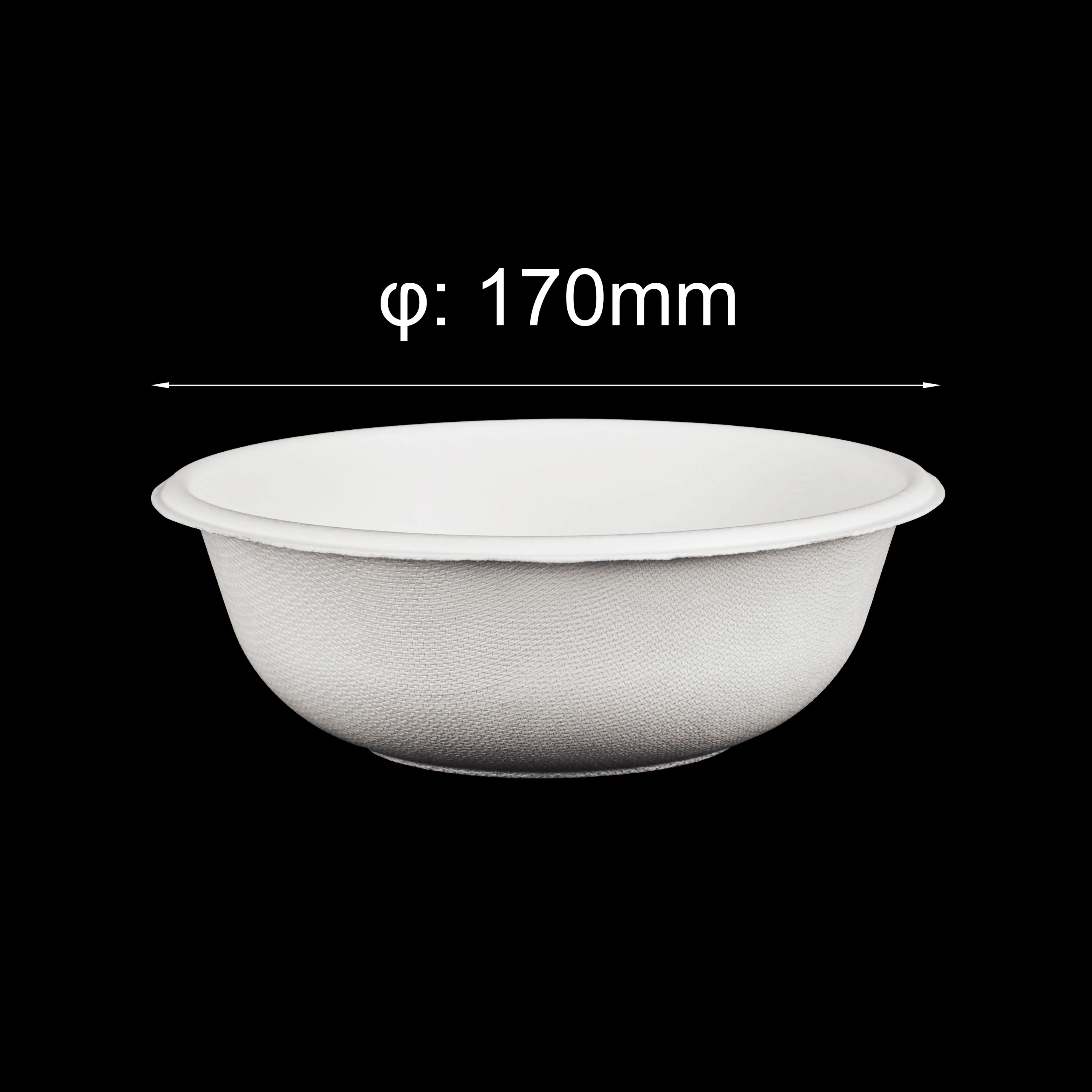 Biodegradable single use Bagasse 32oz Noodle Bowl 24oz Microwave Paper Bowl