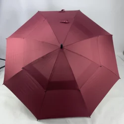 Автоматический открытый зонт для гольфа 62 / 68 дюймов, очень большой двойной Зонт с вентиляционными отверстиями, ветрозащитные водонепроницаемые Зонты