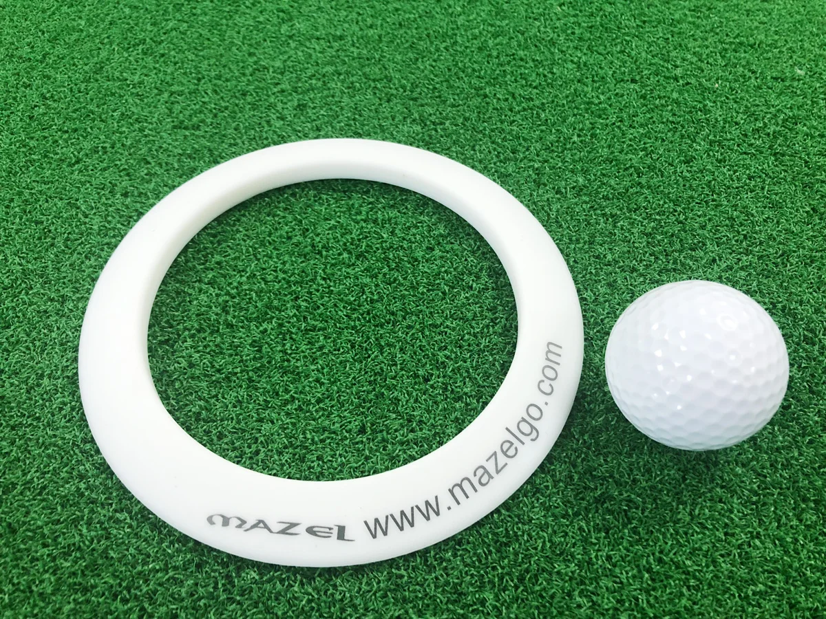 MAZEL New Design Premium Pressure Putt Trainer - Perfect Your Golf Training Mini Games & Practicing Putting Golf Hole