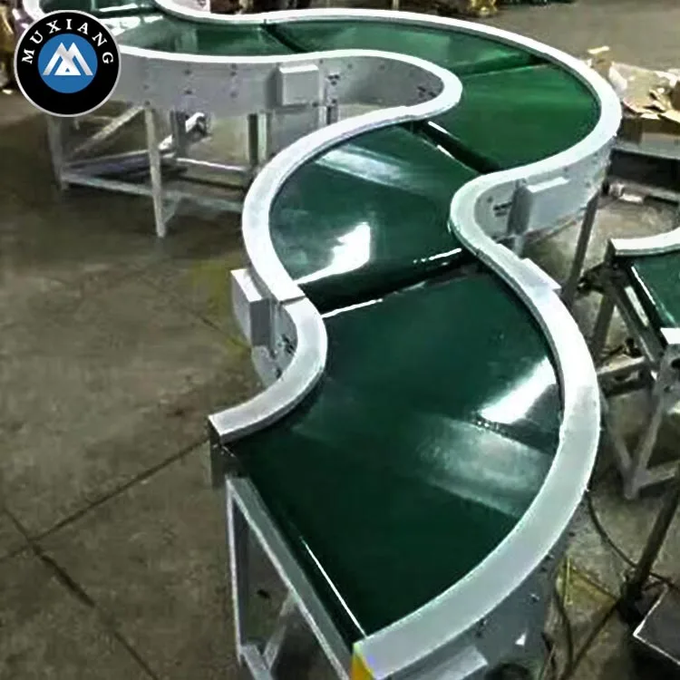 Customized Endless Belt Conveyor Express Logistics Sorting Turning Line Conveyor Equipment Conveyor Belt