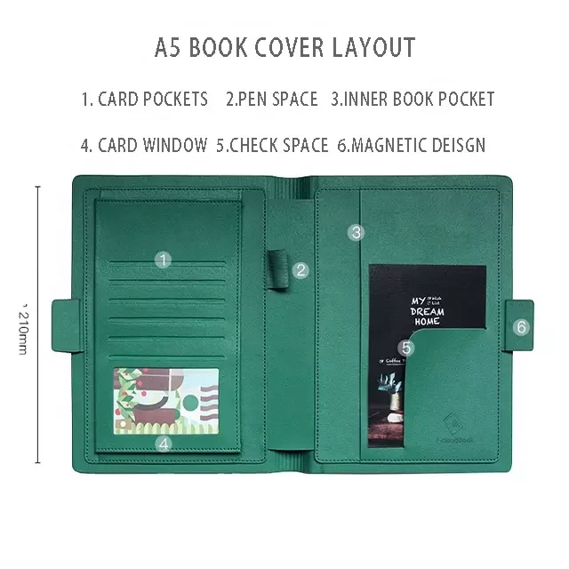 Custom Cheap plain A4 A5 A6 Blank Notebook School Exercise White Notebook Online Printing with Logo