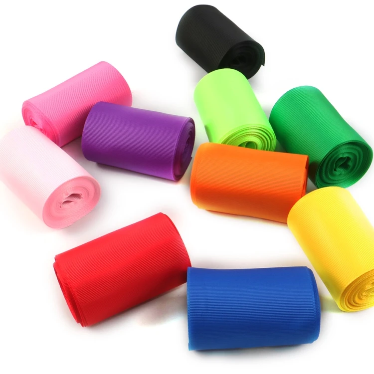 100yards/set 75mm Solid Plain Color Grosgrain Ribbon Set For Crafting HairBows Sewing Parties Weddings Decor Wrapping 49212