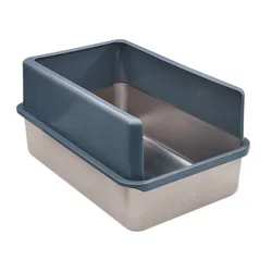 Stainless Steel Cat XL Litter Box Never Absorbs Odor Stains or Rusts No Residue Build Up Easy Cleaning Litter box Design