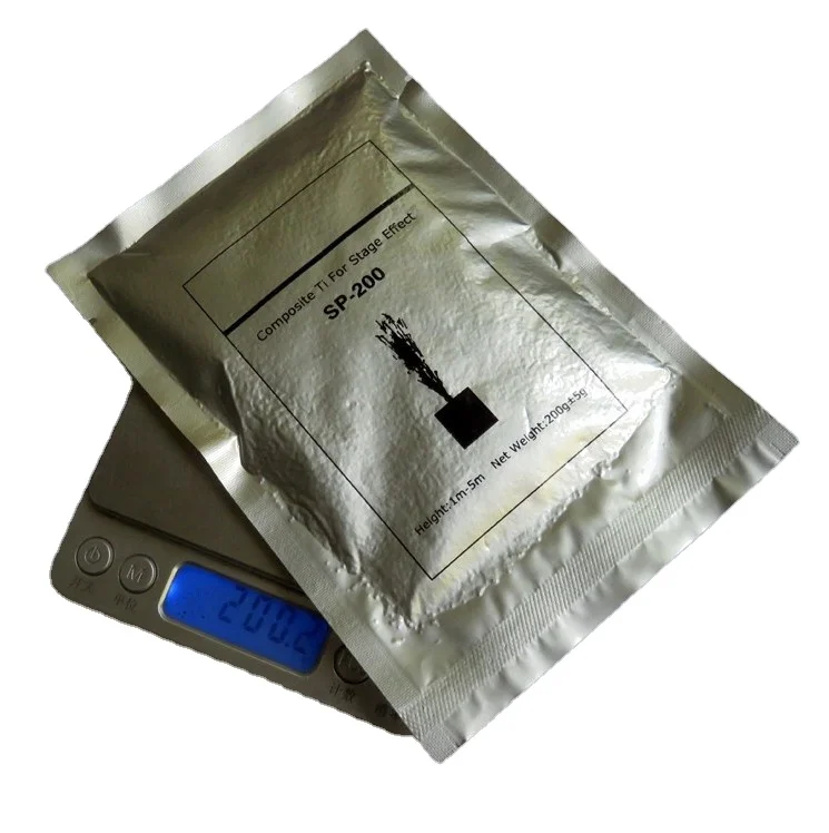 200g Titanium Powder for Cold Spark Machine Powder Composite Ti for Cold Pyrotechnics Fountain Sparkler Machine