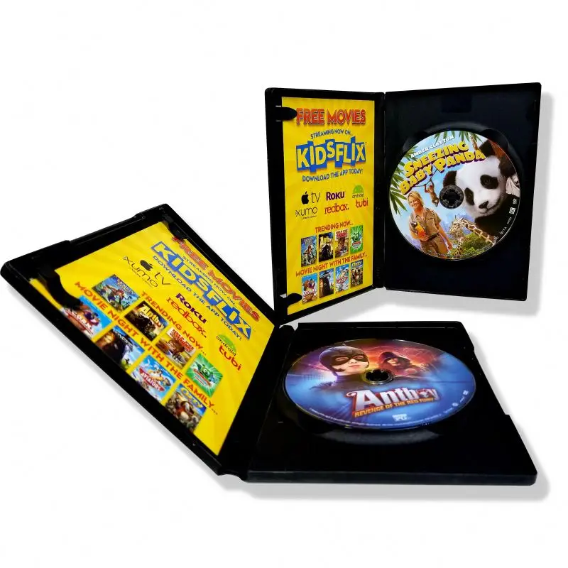Дешевая заводская цена DVD фильмы репликация DVD9 дублирование с неистовой печатью