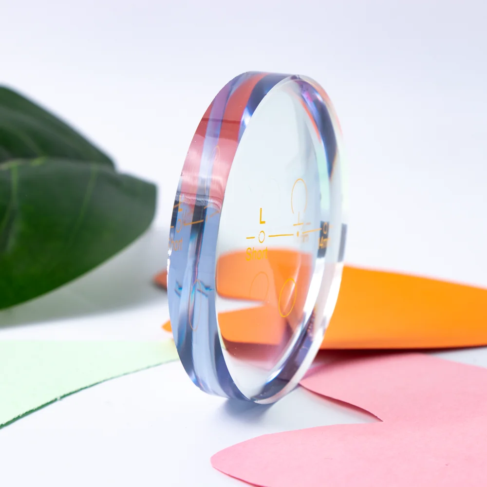 BONA Hot Sale Anti Blue Light Semi Finished 1.59 Poly Infrared Optical Lens