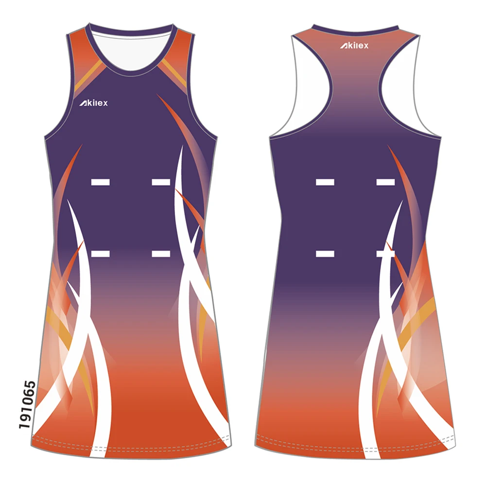 Akilex 2022 новый дизайн пользовательская Униформа netball высокое качество
