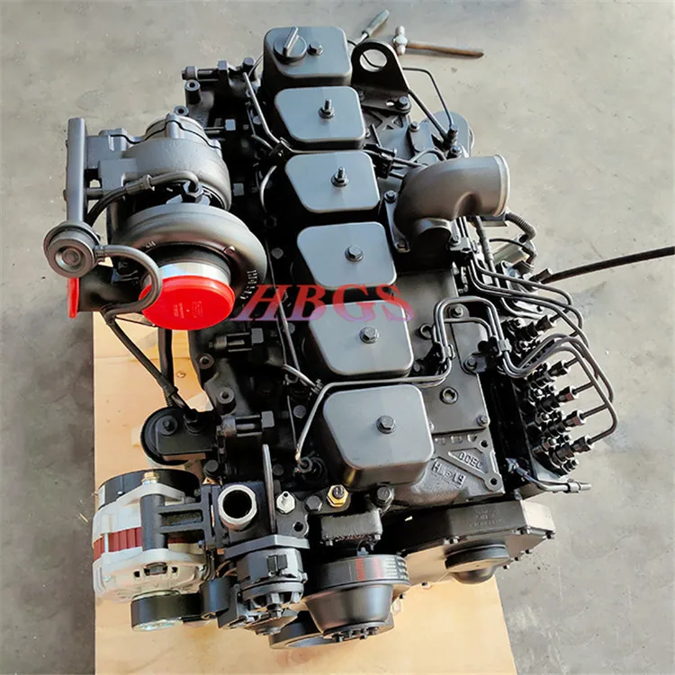 Brand new 6 cylinder 6BTAA5.9C diesel Engine assembly for Excavator R220LS Smart