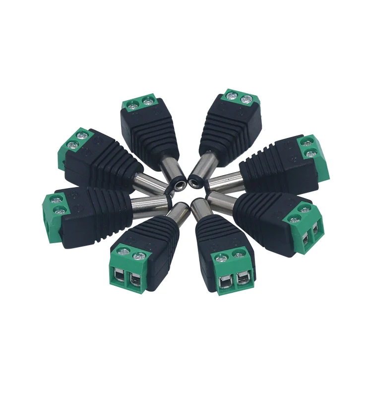 Camera Housing Bracket Microphone Coaxial Cable Switch DC12V Supply Adapter Video Balun RCA BNC Power Connector CCTV Accessories