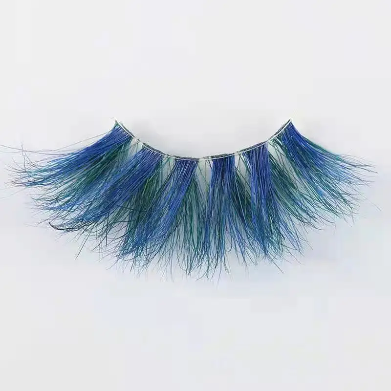 Natural Looking Colorful Party Eyelashes Factory Wholesale with Private Logo
