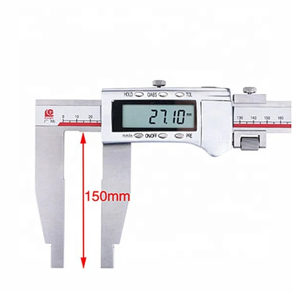 111-508  One-way claw Digital Caliper, 0-1500mm IP66 water-proof digital caliper