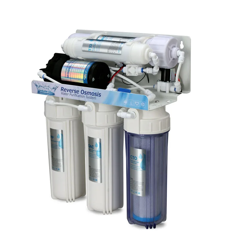 Home Alkaline Water Purifier Machine Osmosis Inversa Water Filter System 7 Stage 28 Self-cleaning Filters Purify Fish Water