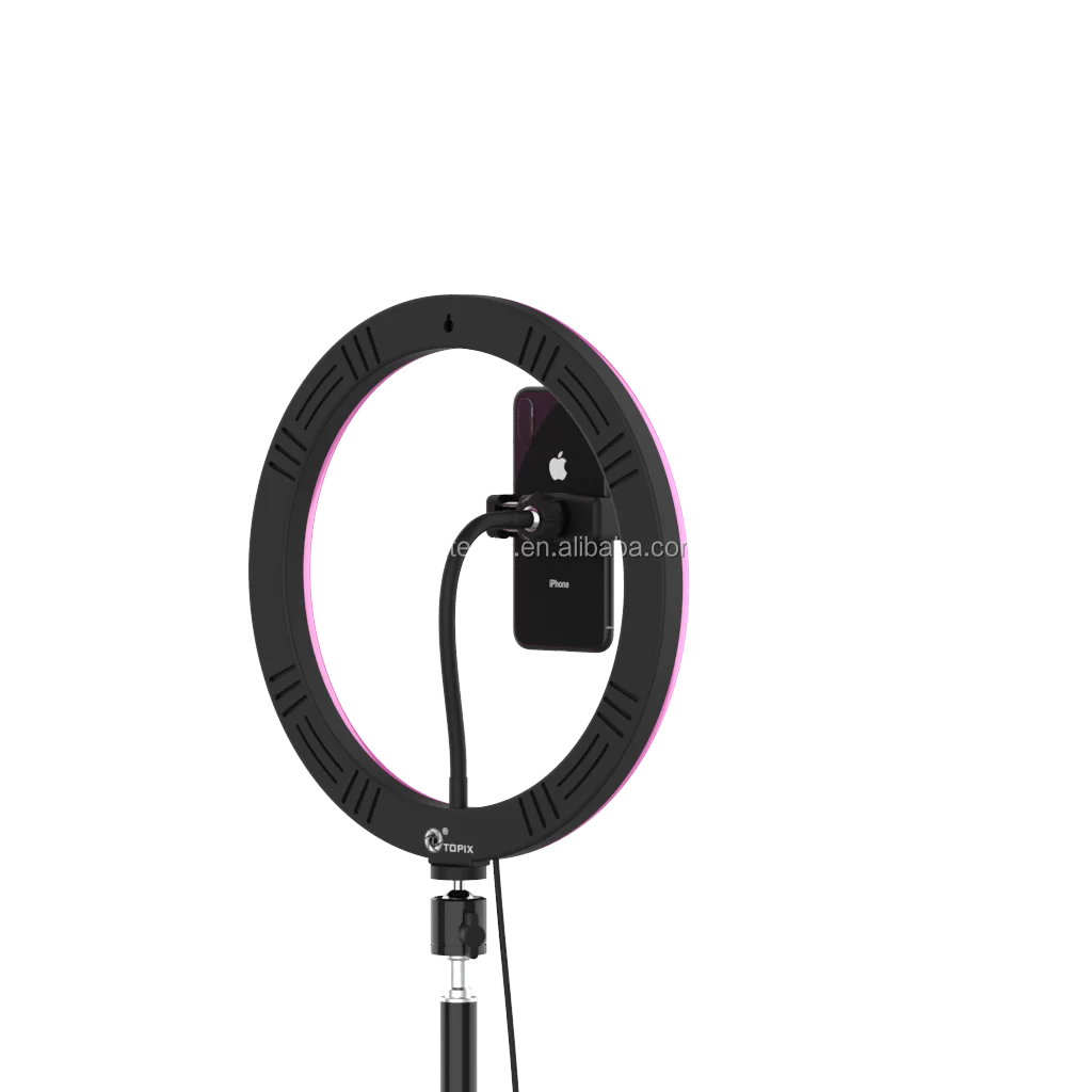 OT-CL12-5VRGBW 12 дюймов RGB Полноцветный кольцевой светильник заполняющий свет с пультом дистанционного