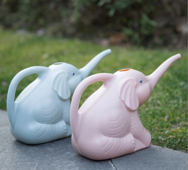 Elephant shaped watering can succulent plant potted garden animal cartoon cute water bottle
