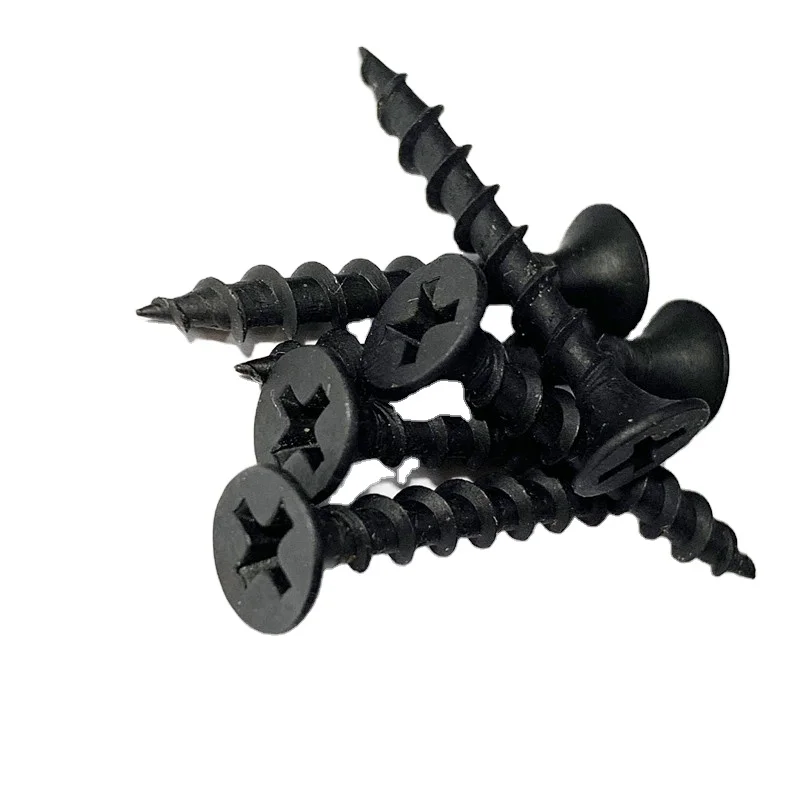 Gypsum Good Factory Price High Quality Gray and Black Phosphate For Construction Low MOQ Drywall Screw