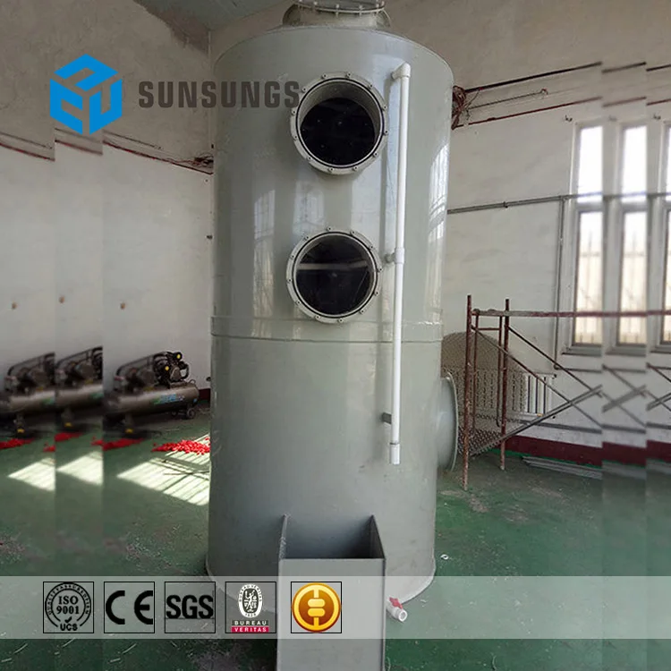 
PP/FRP spray tower and scrubber with large air volume 