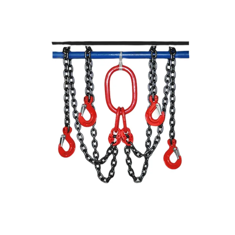 G80 Single/Two/Three/Four Legs Adjustable Chain Sling for Cargo Lifting