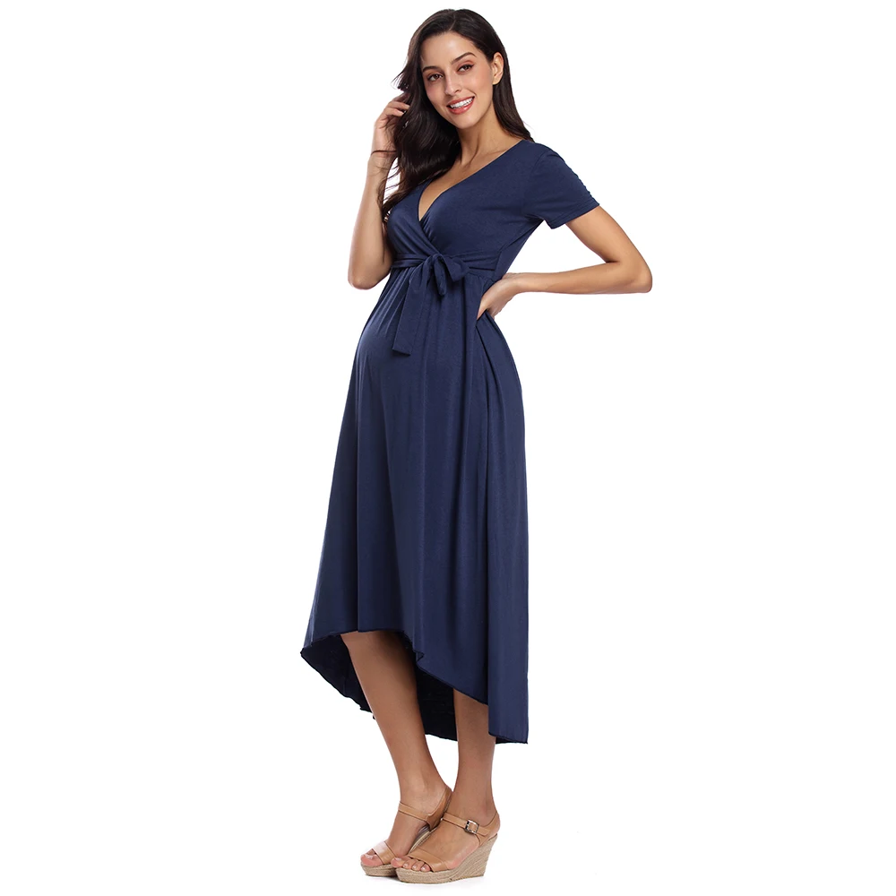 New Fashion Soft Summer Maternity Breastfeeding Nursing Dress
