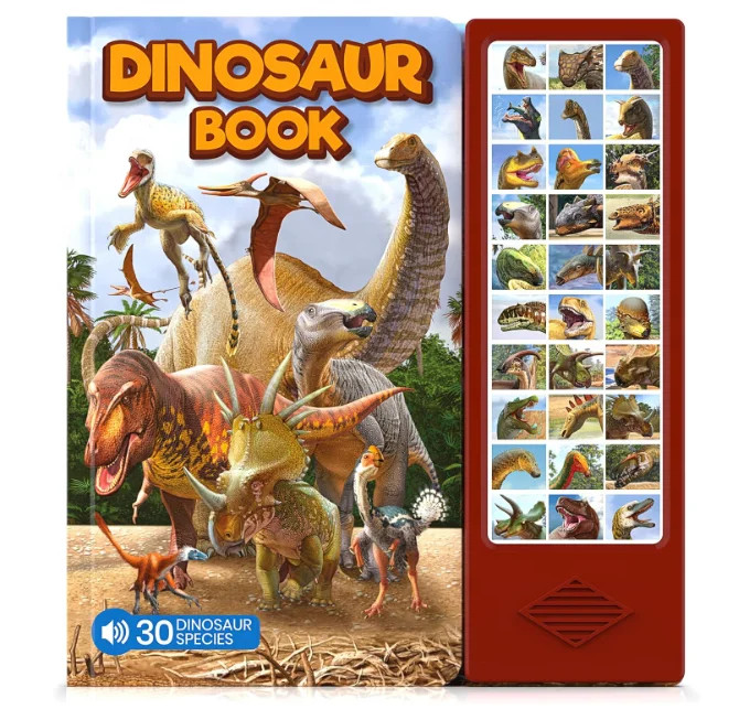 factory Portable Teach baby audio Books and programmable button sound module for books Feeling Sound Book for Kids