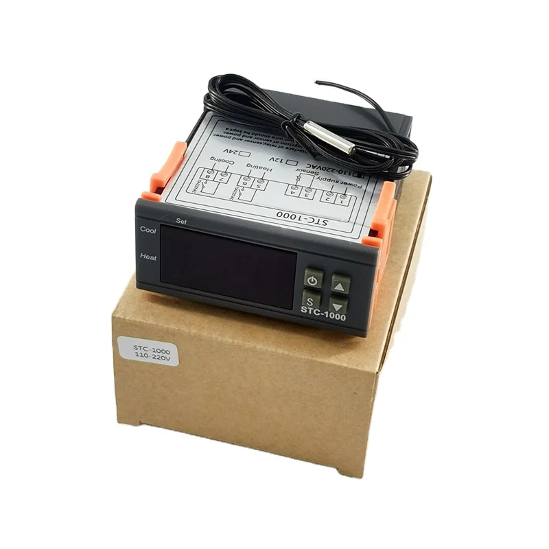 STC-1000 temperature controller 110-220VAC 12VDC 24VDC digital thermostat