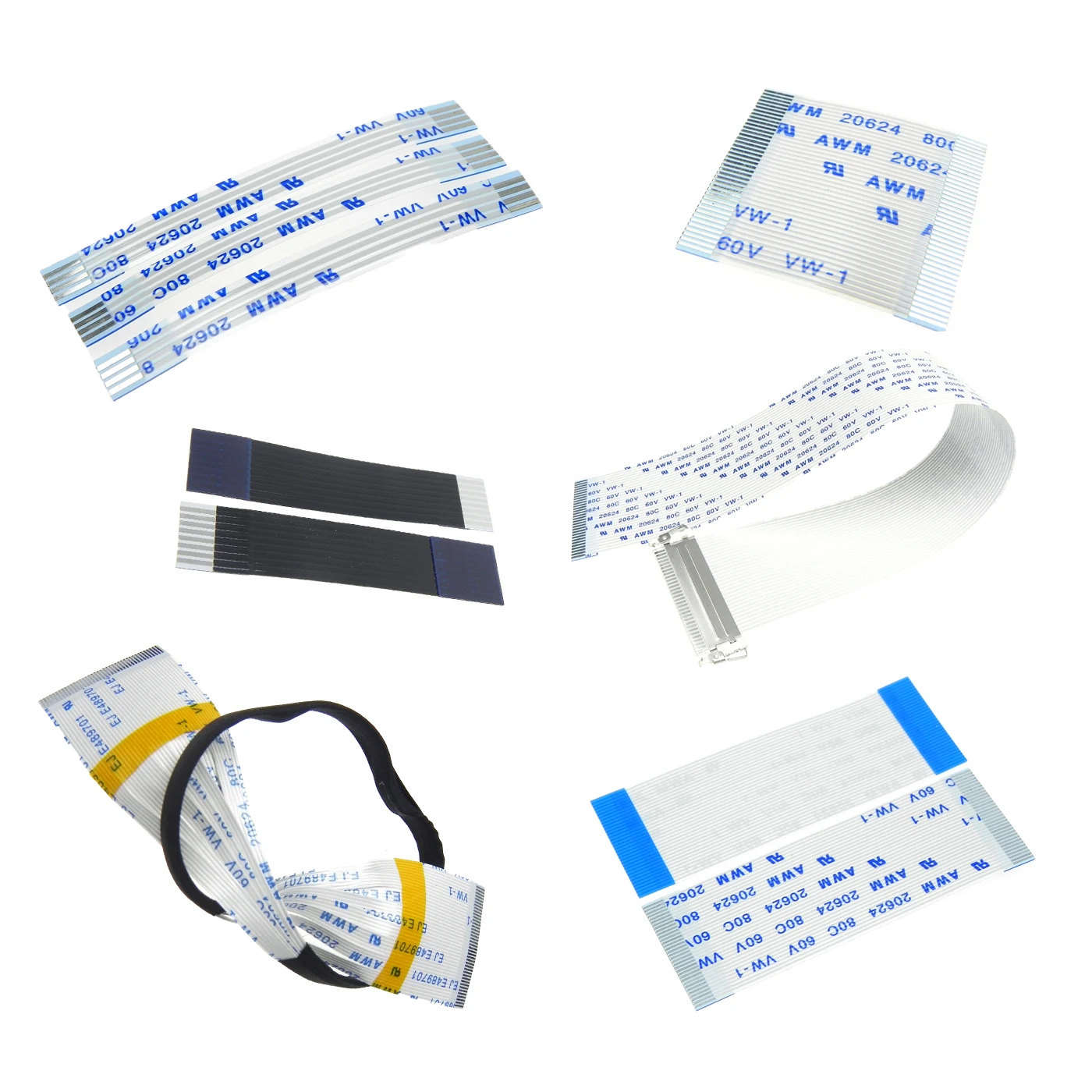 Customized 0.8mm 1.5mm 0.5mm Pitch Welding Flexible Coupling Ffc Cable Assembly For Audio Dvd Player