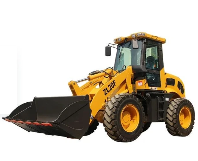 CE 4WD четырехколесный привод 2 т ZL20 колесный погрузчик гидравлическая система рулевого управления простота оператора для строительной площадки