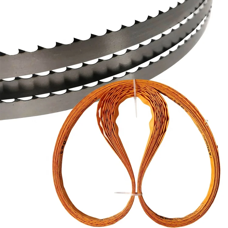 German Material Frozen Meat And Bone Saw Blade Fast Cutting Durable Band Saw Blade For fresh beef cutting