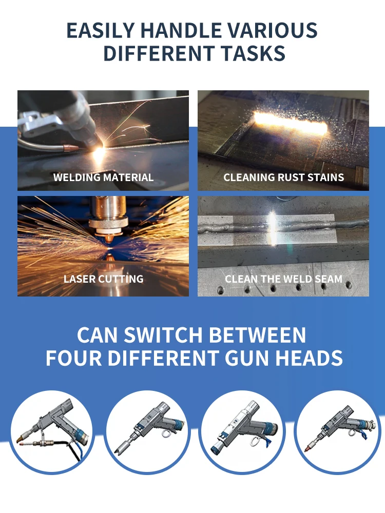 handheld laser welder welding machine handled small laser fiber welding hand air cooled laser welding machine for aluminum