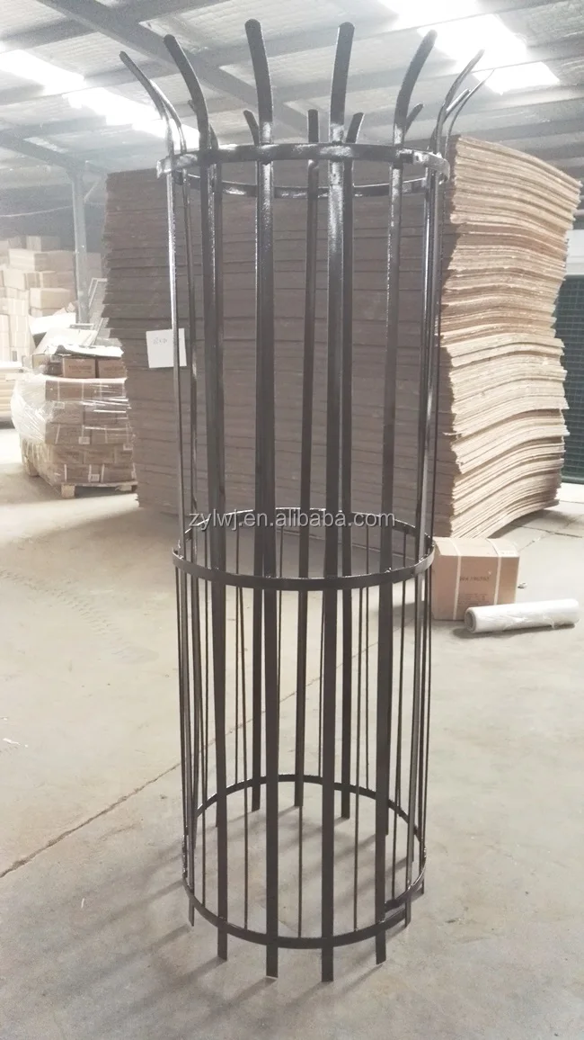 Powder Coated Metal Tree Protector/metal fence for tree
