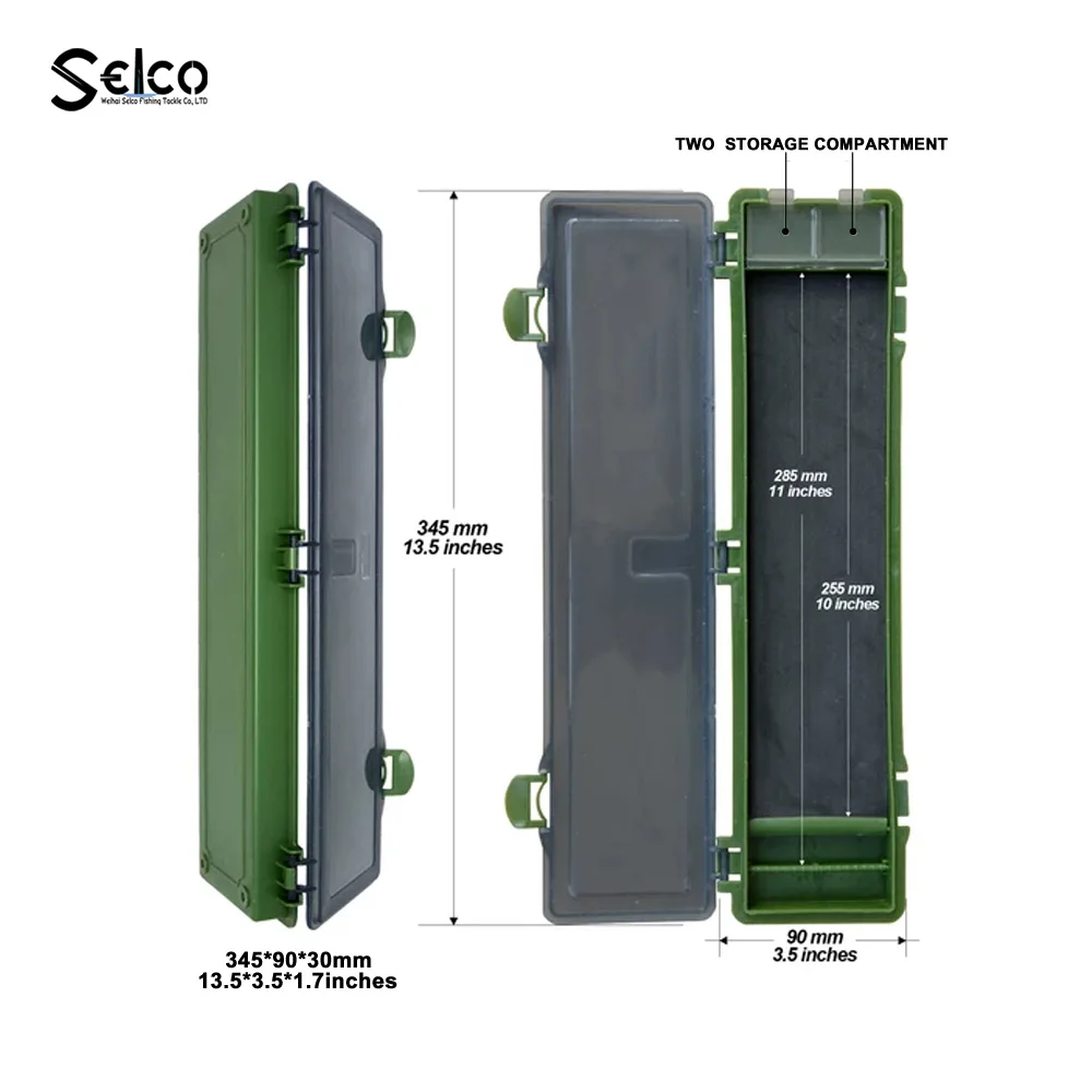 Коробка для ловли карпа Selco 34 5*9*3 см