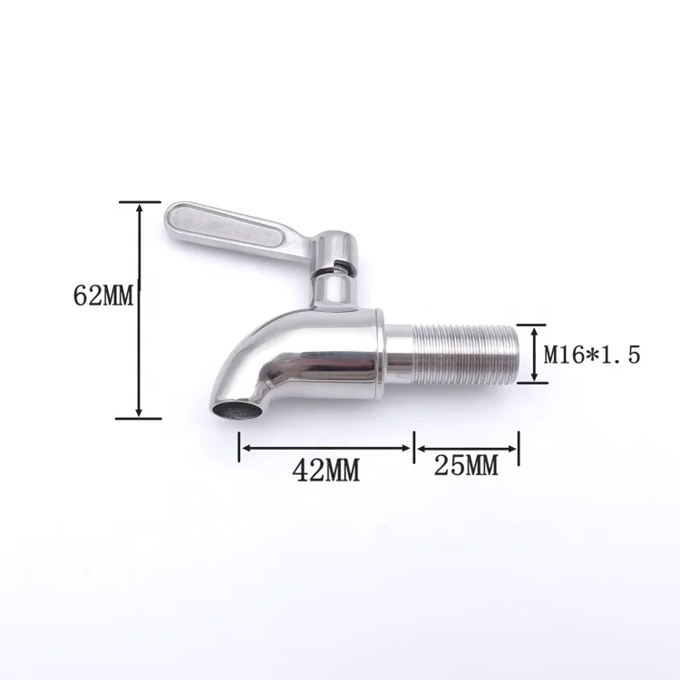 Food Grade stainless steel water tap/spigot for boiler heater wine/juice