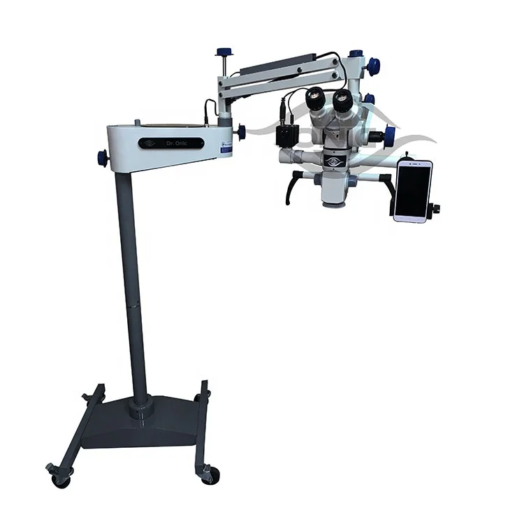 Dental Operating Microscope Tilt Head 3 Step Magnification DentX-6