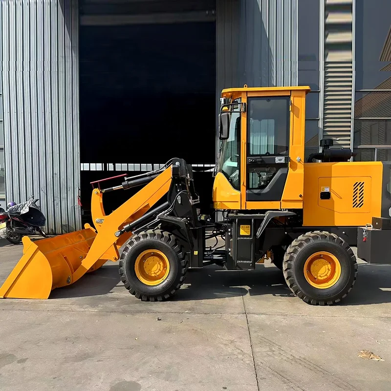 Factory direct sales hydraulic front end loader 4WD multi-function 1.0 ton household garden machinery