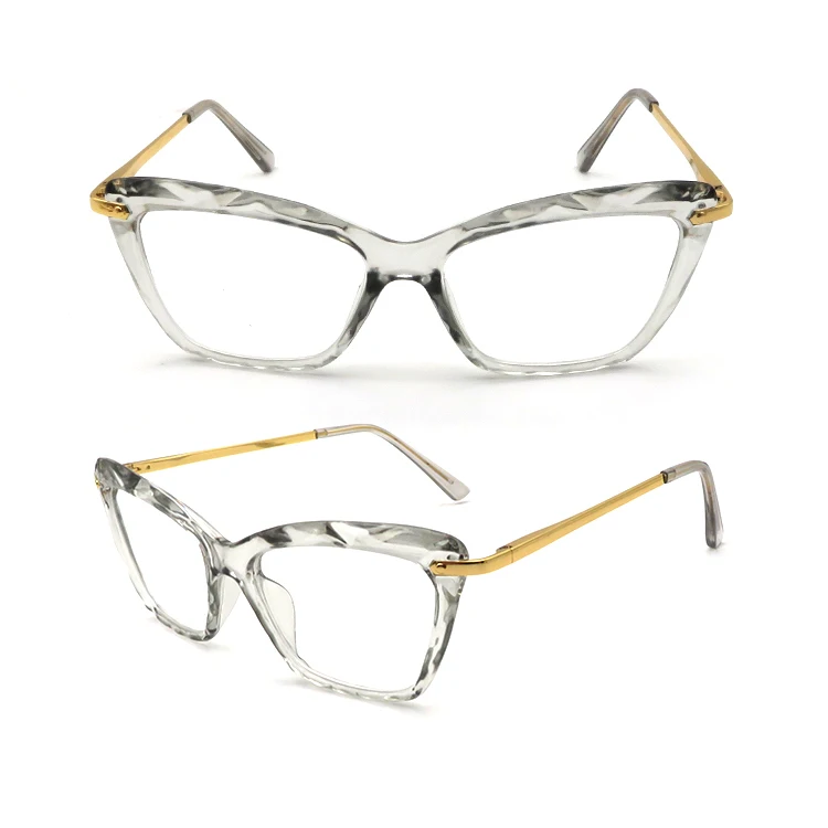  Metal Fashion reading glasses river optical cat eye blue light blocking new design spectacles frame