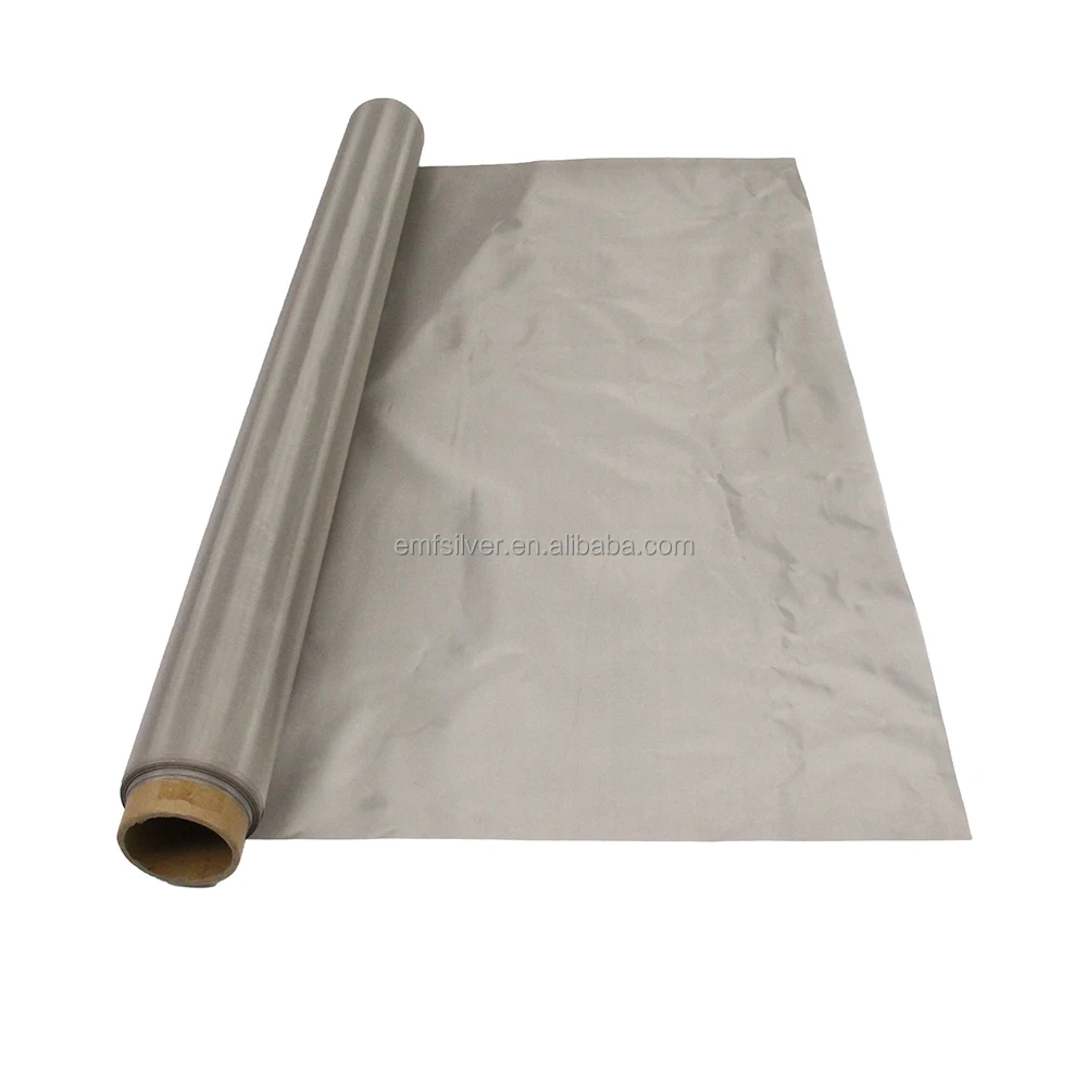 BLOCK EMF Nickel Copper Mesh Gauze Tulle Type Fabric Shielding RFID Reducing EMI EMF Conductive fabric