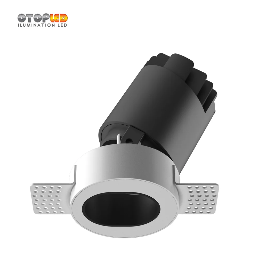 for hotel project 6W 12W 20W 30W honeycomb anti-glare Trimless plaster-in spotlight recessed downlight